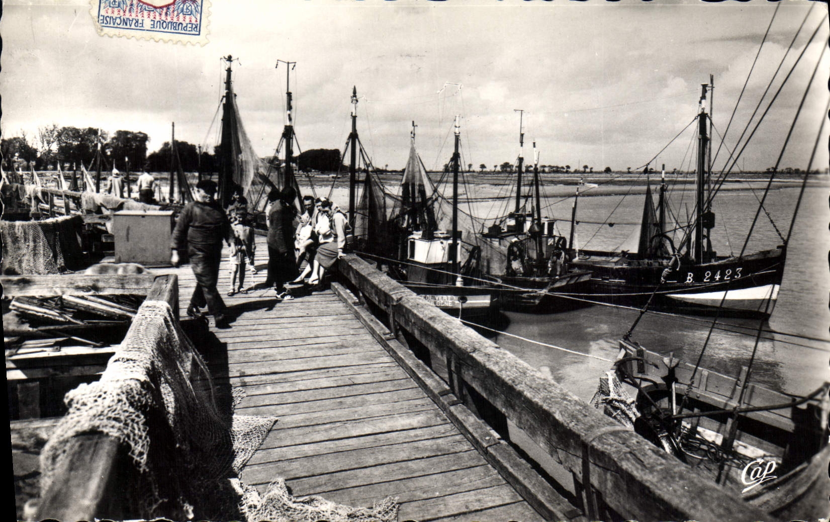 CPA Le Crotoy Le Port