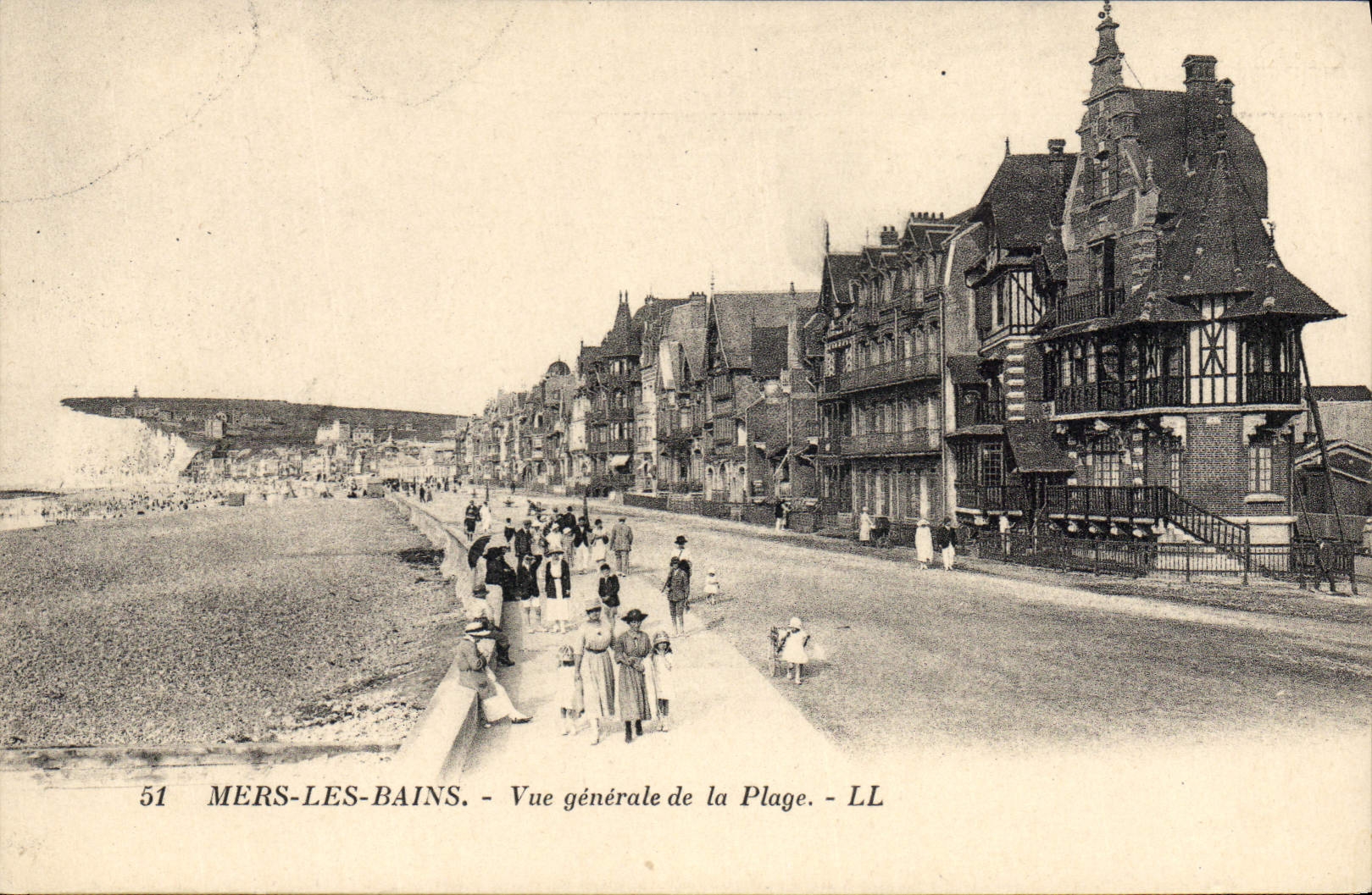 CPA Mers Les Bains Vue generale de la Plage