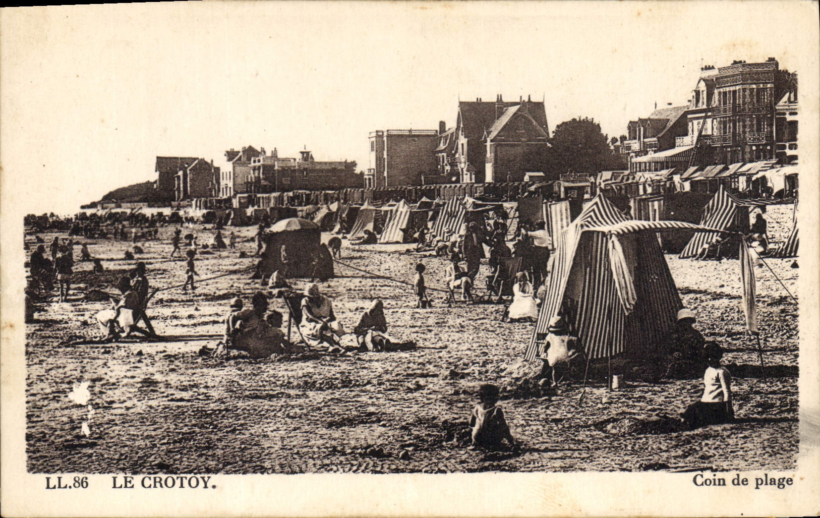 CPA Le Crotoy Coin de plage