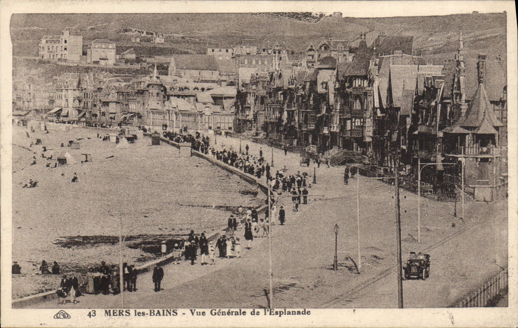 CPA Mers les Bains Vue Generale de l'Esplanade