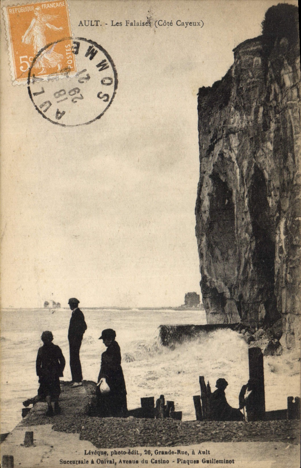 CPA Ault Les Falaises (Cote Cayeux)