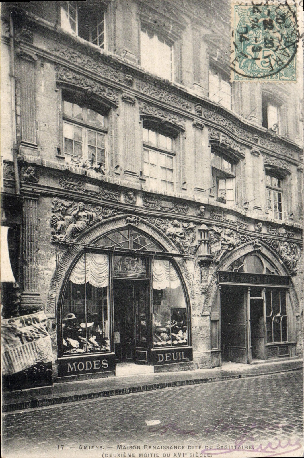 CPA Amiens Maison Renaissance