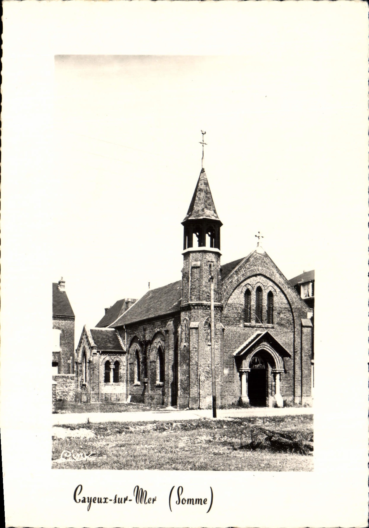CPSM Cayeux sur Mer (Somme) La Chapelle des Marins