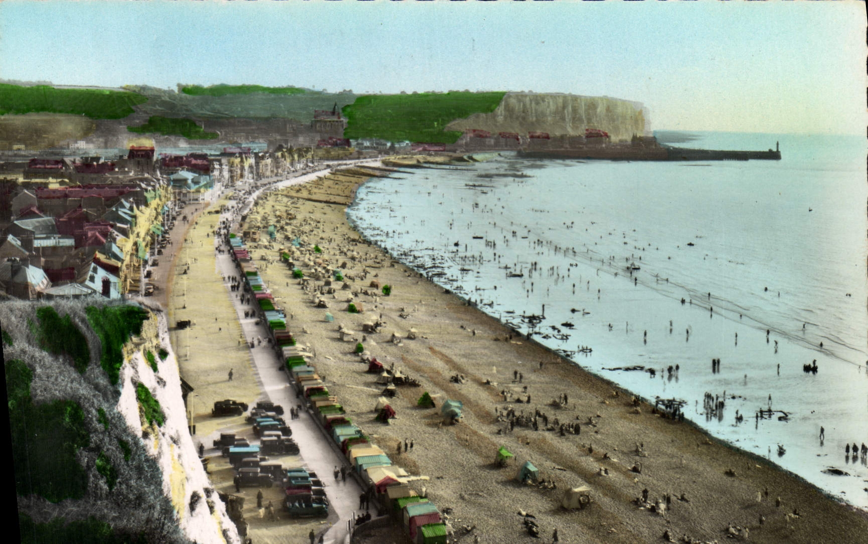 CPSM Mers les Bains (Somme) La Plage