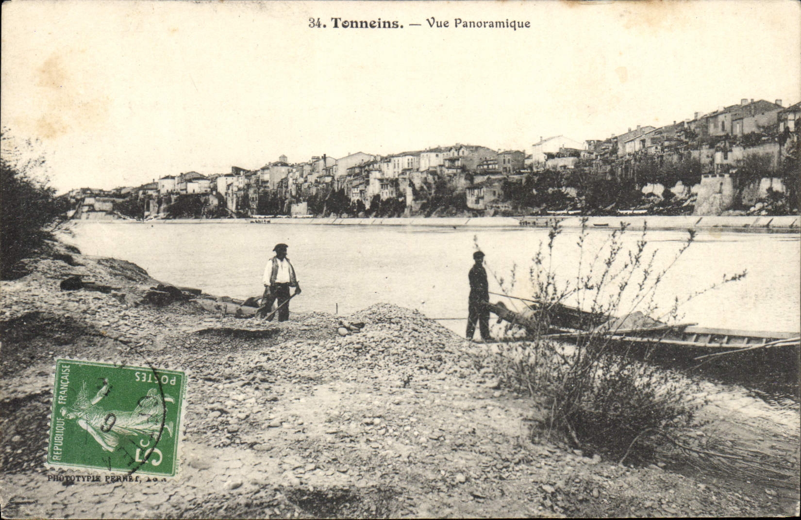 CPA Tonneins Vue Panoramique