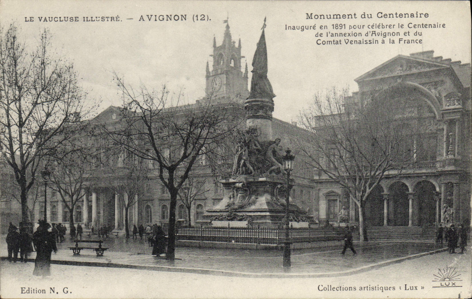 CPA Vaucluse Avigon Monument du Centenaire