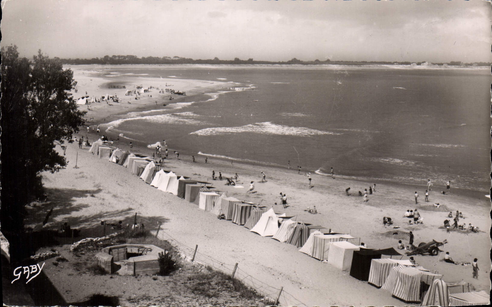 CPA La Tranche sur Mer Vue d'ensemble de la Plage