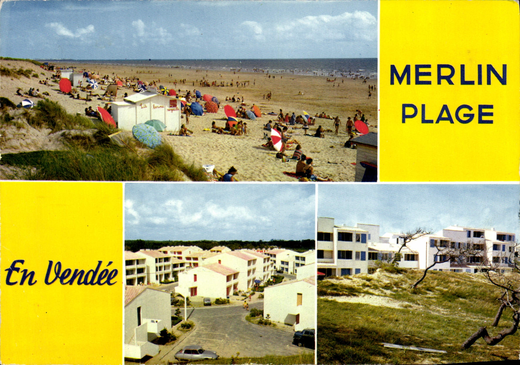 CPSM St Jean de Monts Merlin Plage  