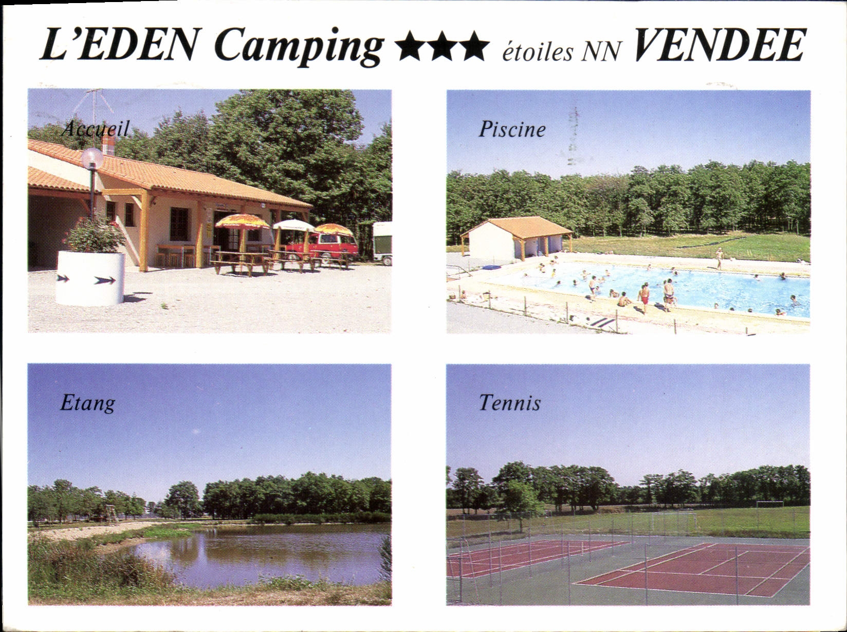 CPSM Camping L'EDEN Domaine de la Railliere La Boissiere de Montaigu