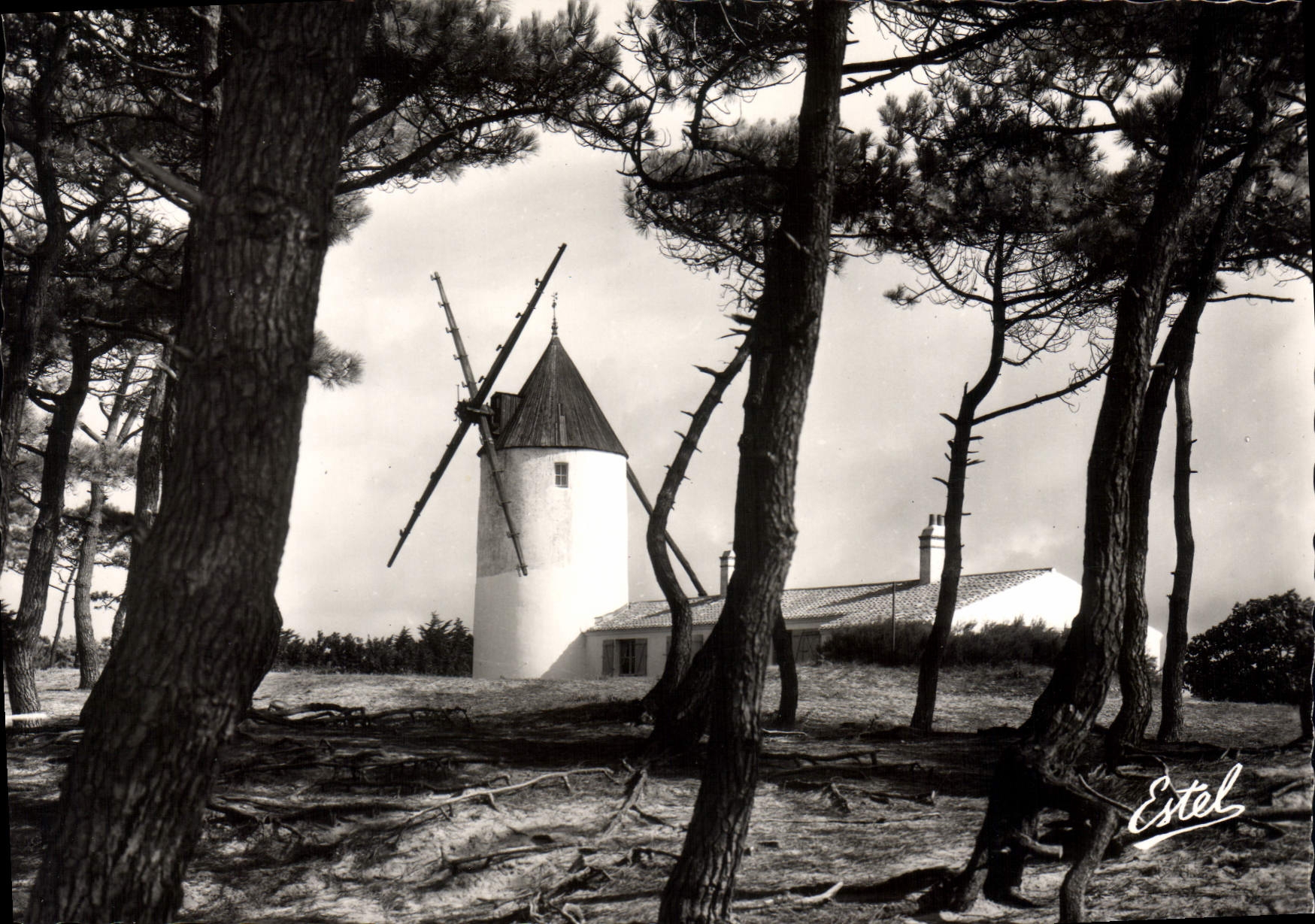 CPA Ile de Noirmoutier L'Epine Moulin de la Bosse