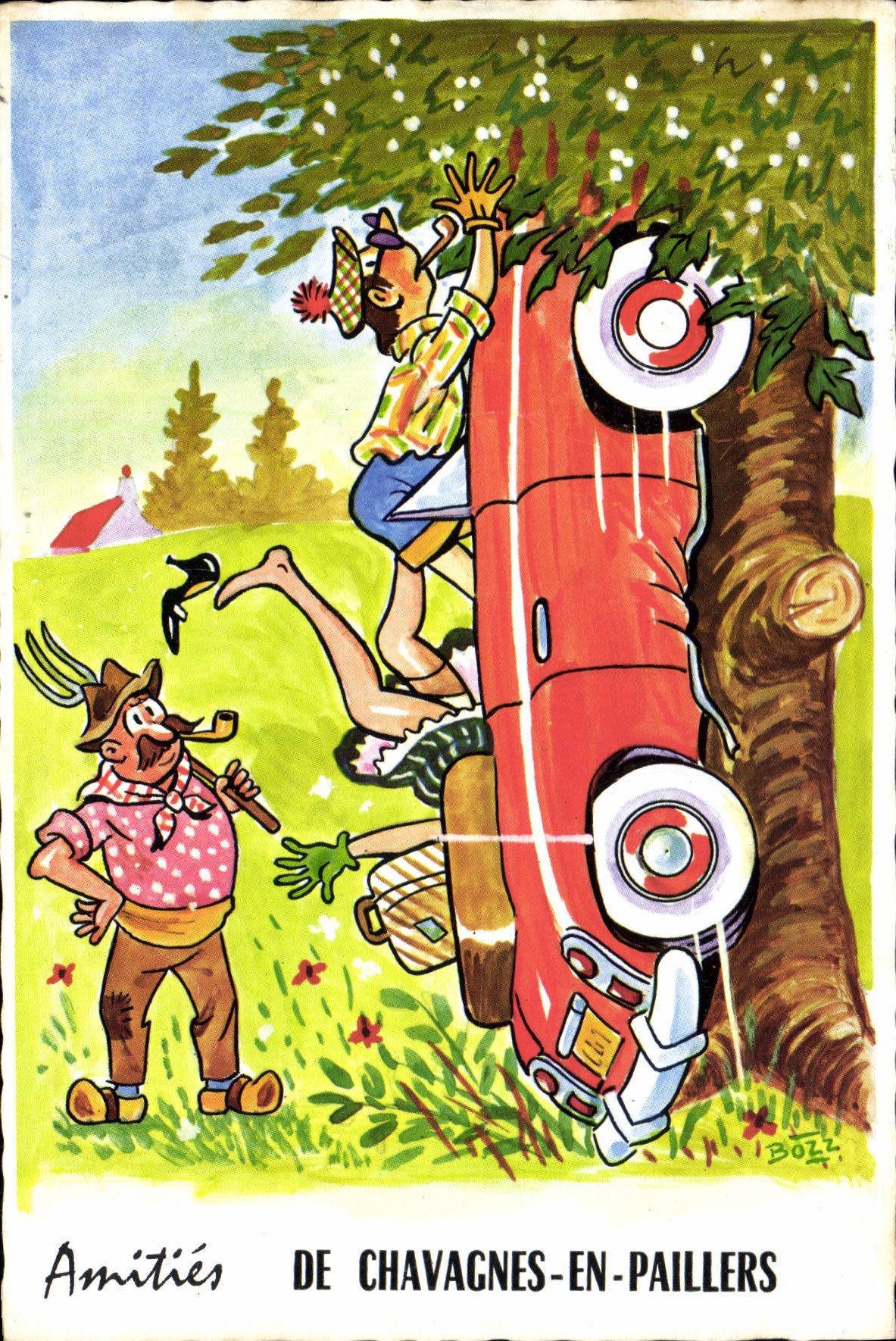 CPA De Chavagnes en Paillers amitiés humour