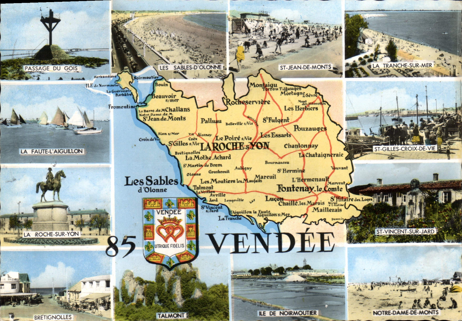 CPA Vendee Bretignolles Talmont La tranche Noirmoutier Notre Dame de Monts
