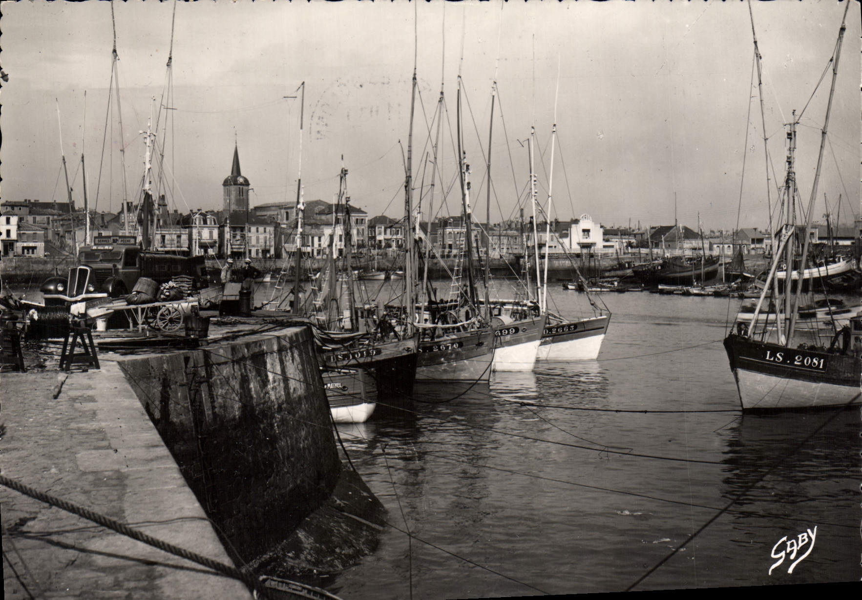 CPSM Les Sables D'Olonne Le Port vers la Chaume 