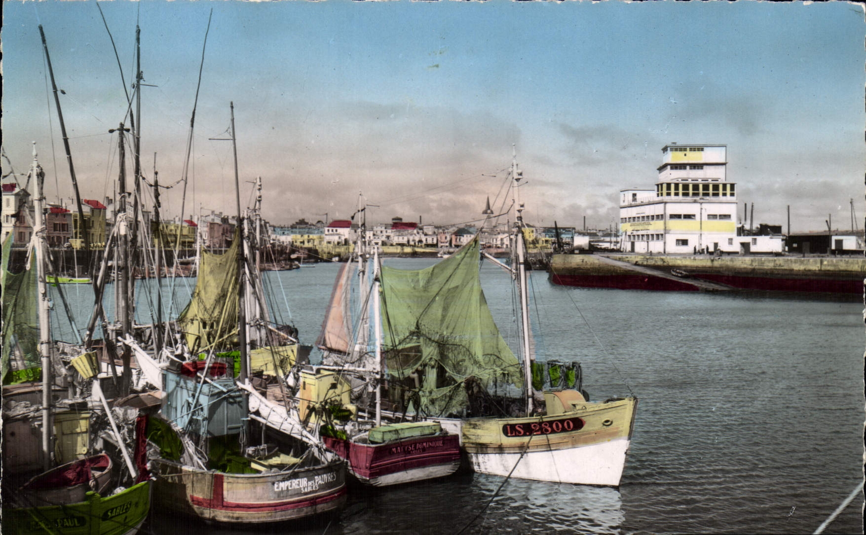 CPSM Les Sables D'Olonne Vue dans le Port