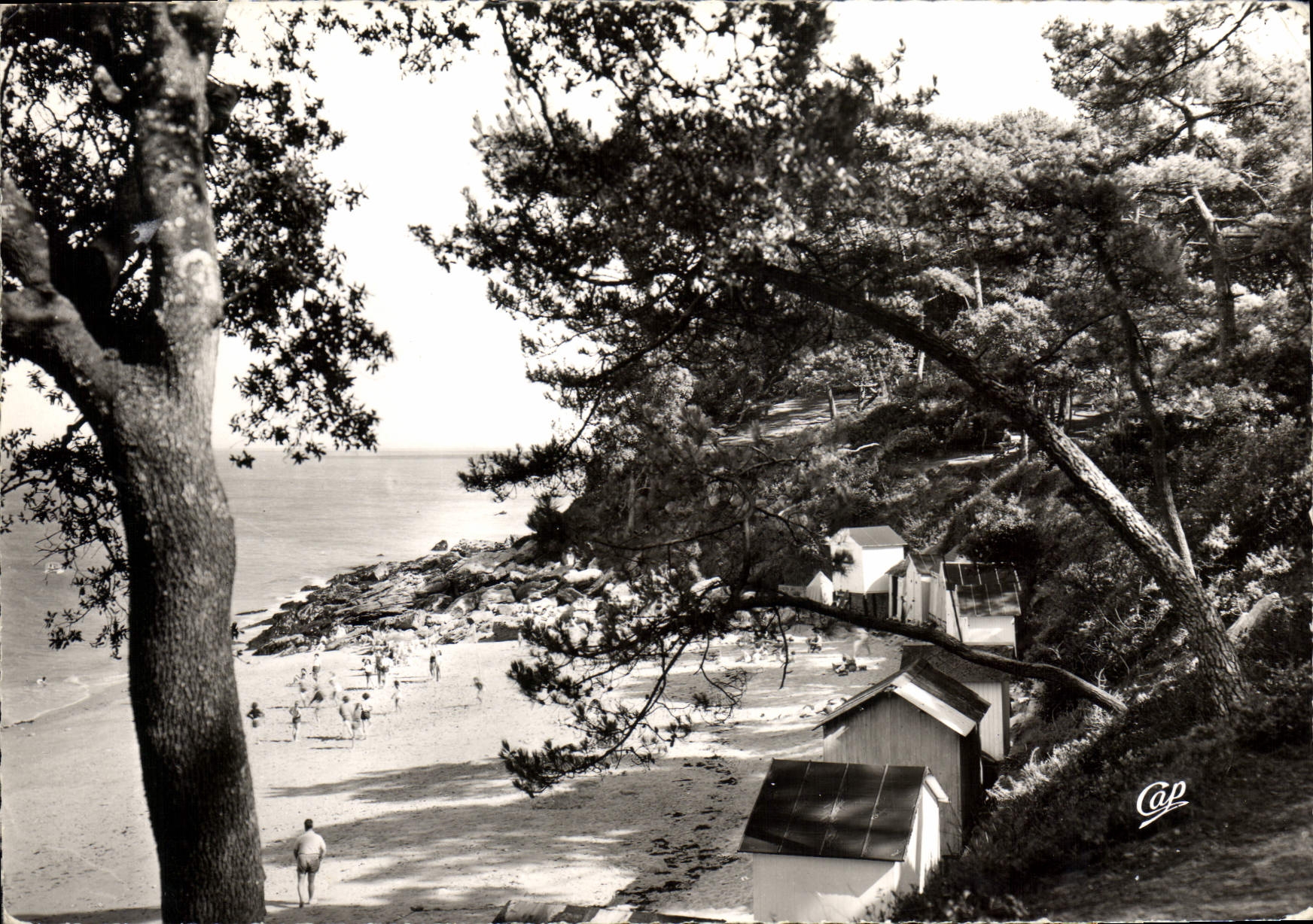 CPSM Ile de Noirmoutier Plage de l'Anse Rouge