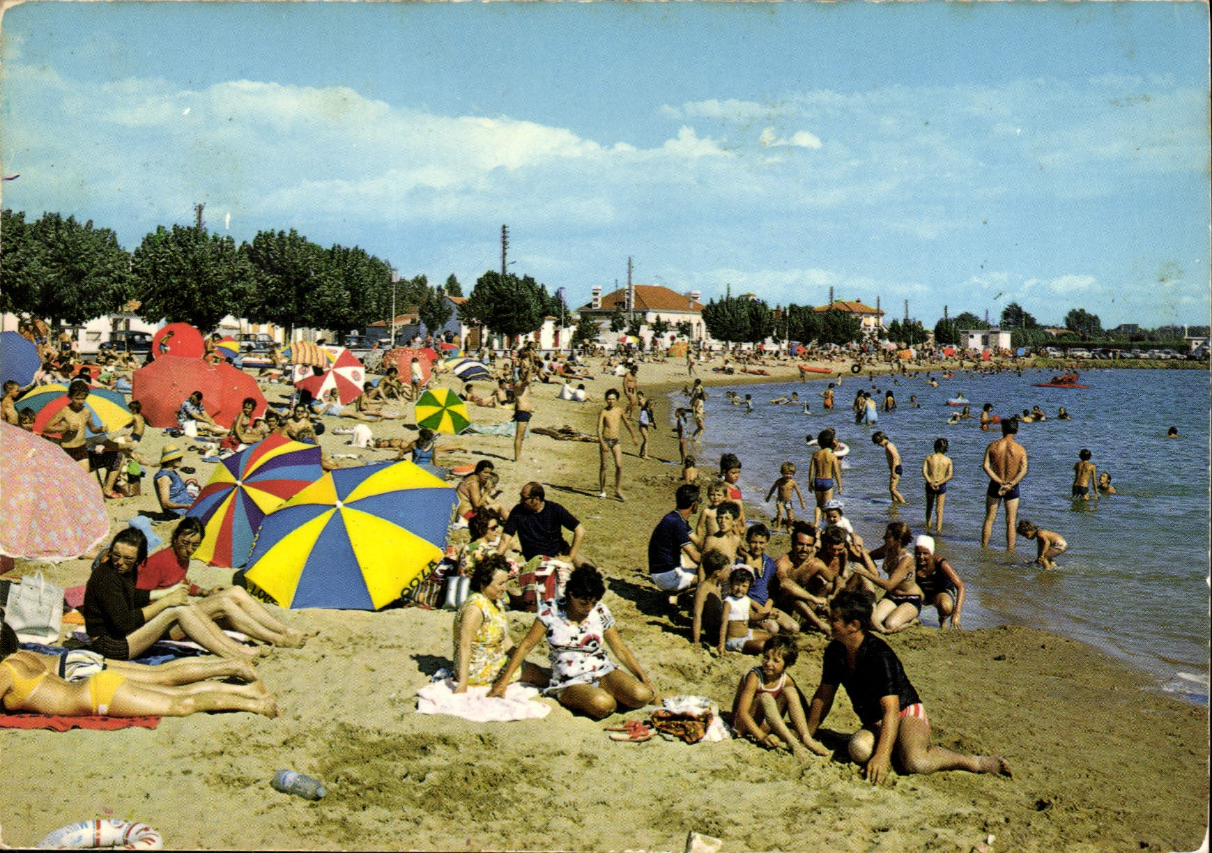 CPSM L'Aiguillon sur Mer Vendee Plage du Lac 