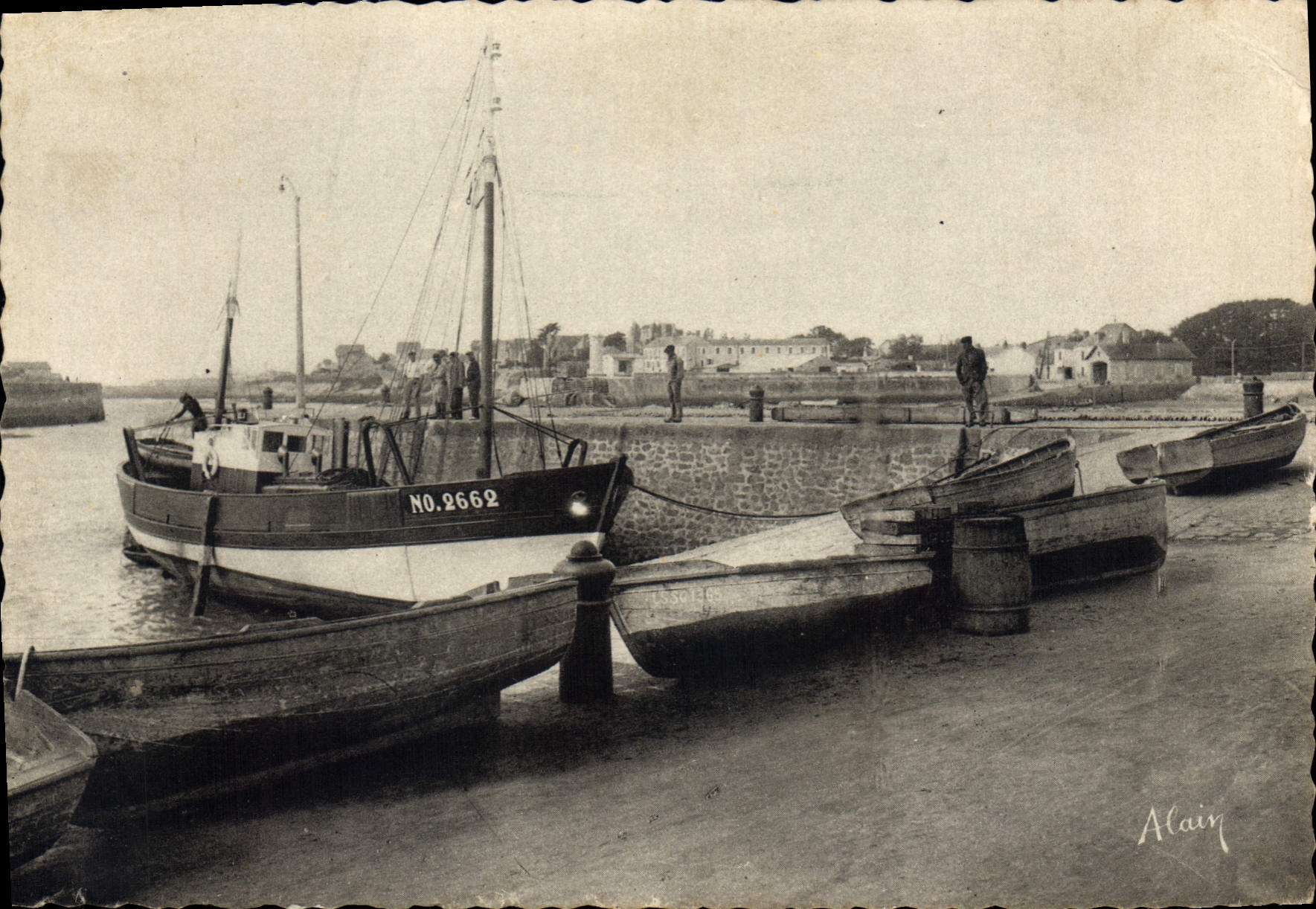 CPSM Croix de Vie Un coin du Quai