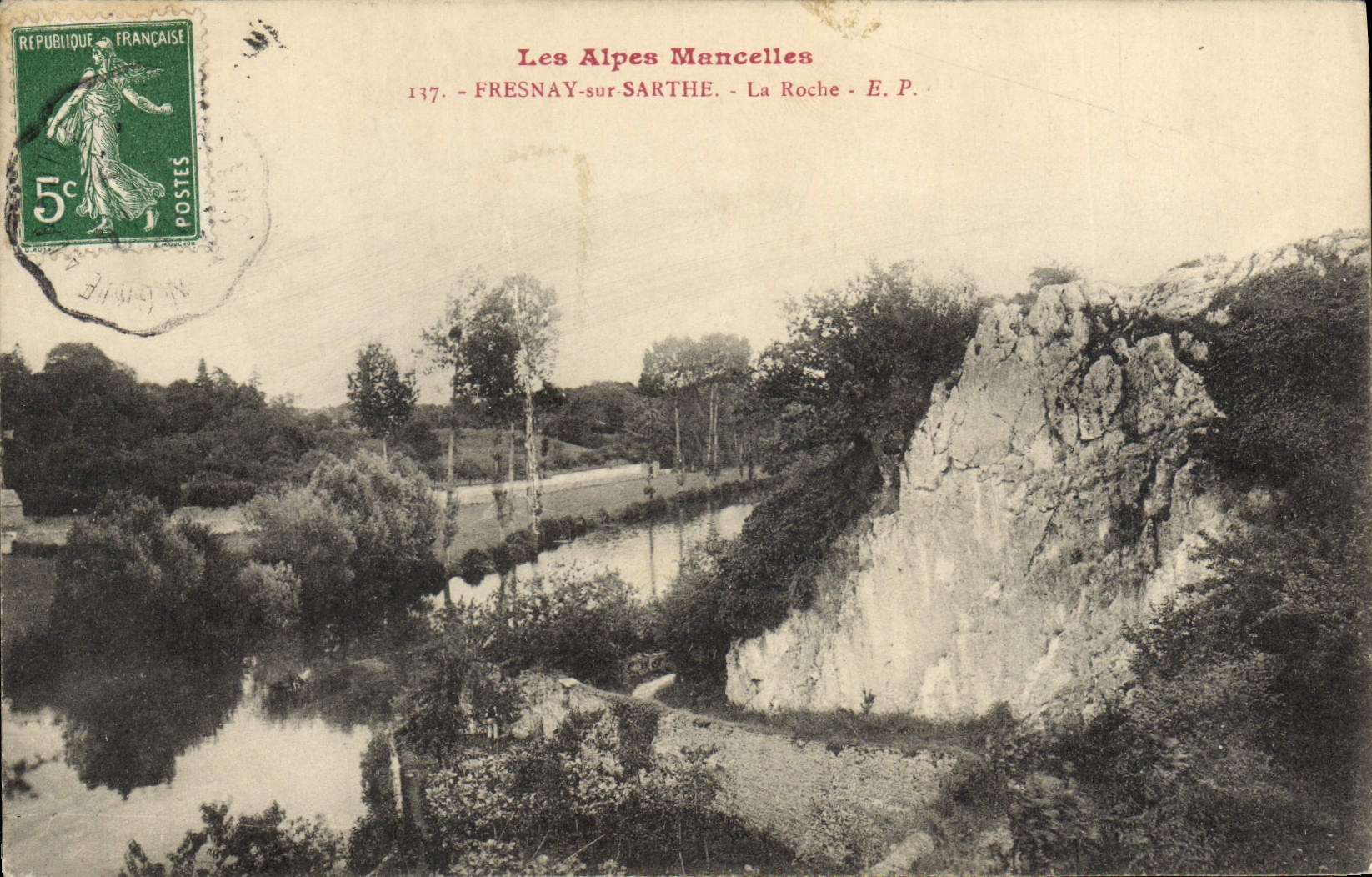 CPA Les Alpes Mancelles Fresnay sur Sarthe La Roche