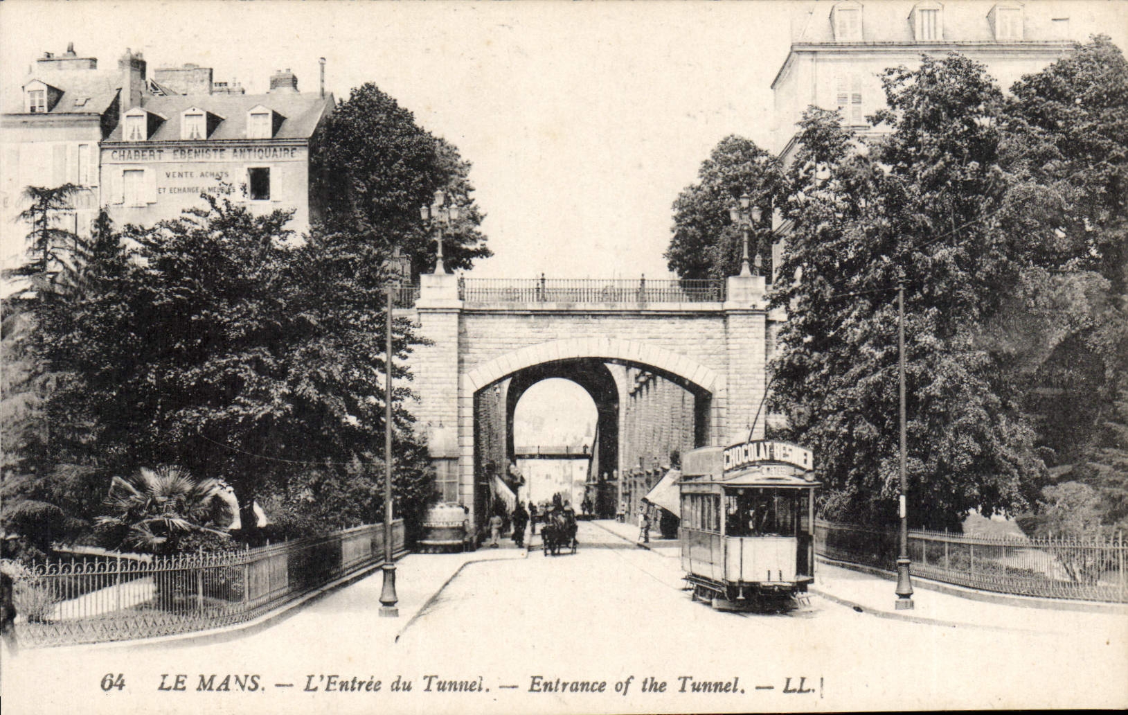 CPA Le Mans L'Entree du Tunnel 