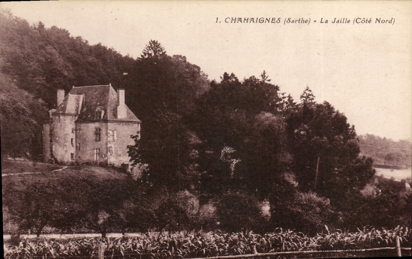 CPA Chahaignes Sarthe La Jaille cote nord