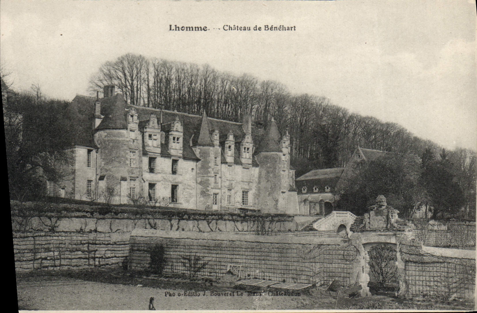 CPA Lhomme Chateau de Benehart 