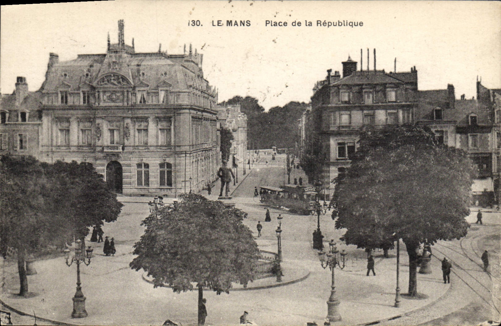 CPA Le Mans Place de la Republique 