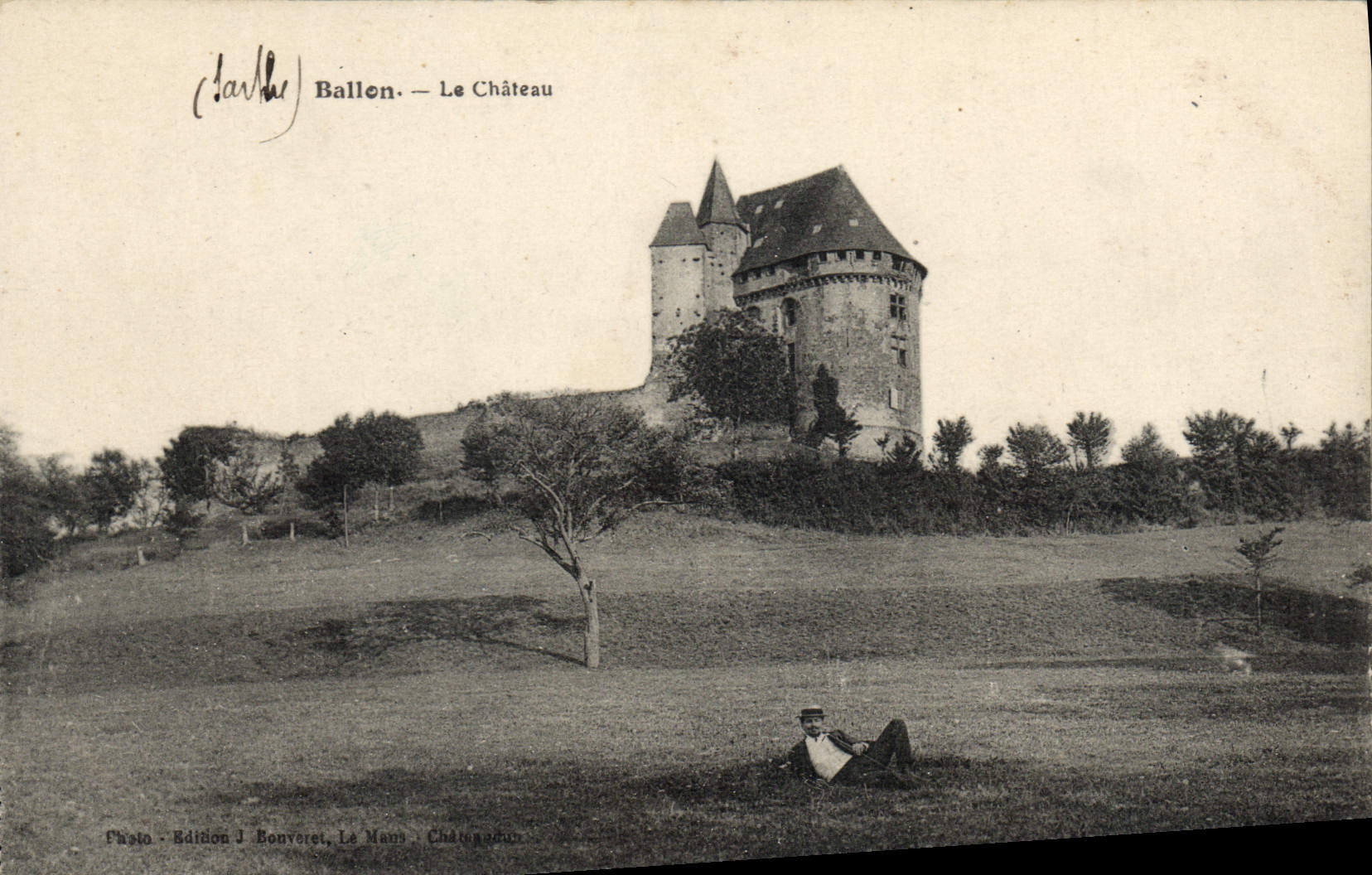 CPA Ballon Le Chateau 