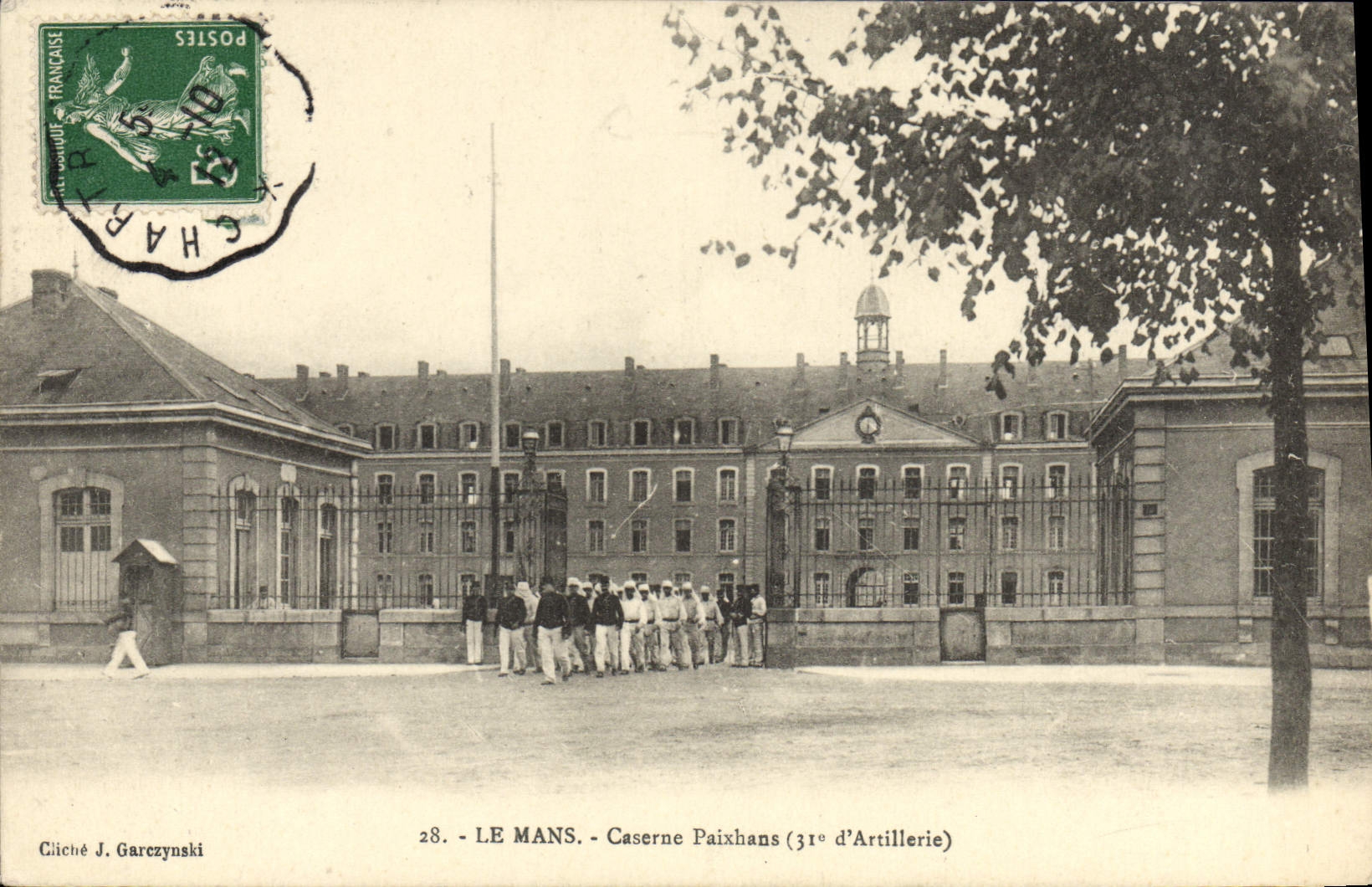 CPA Le Mans Caserne Paixhans 31ème artillerie