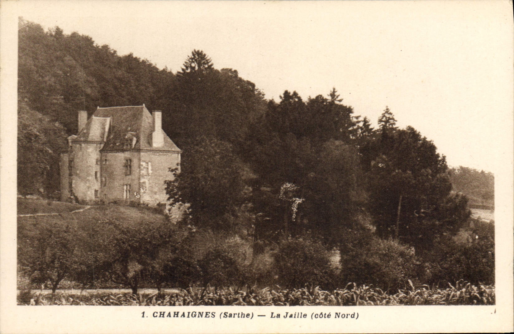 CPA Chahaignes Sarthe La Jaille core nord