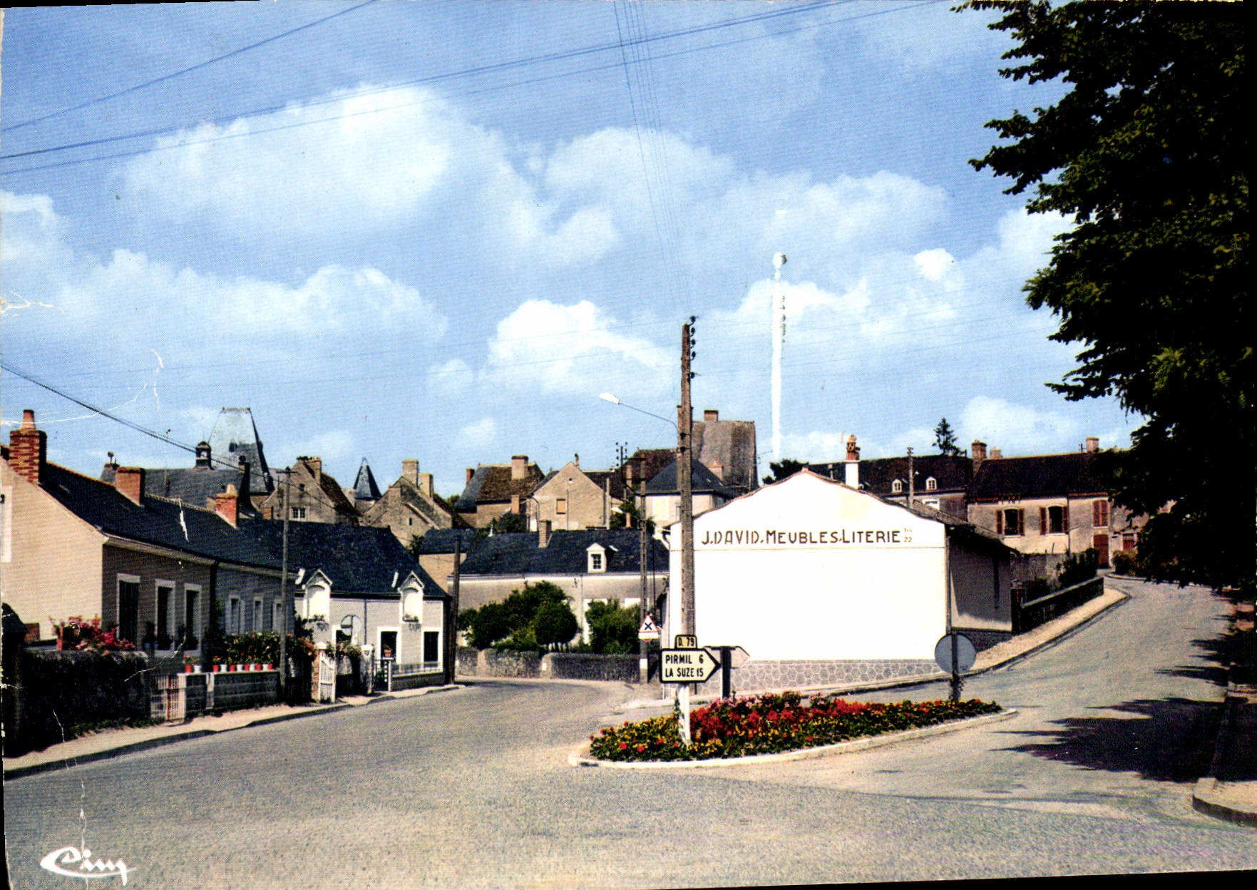 CPSM Chantenay Villedieu Entree du Bourg 