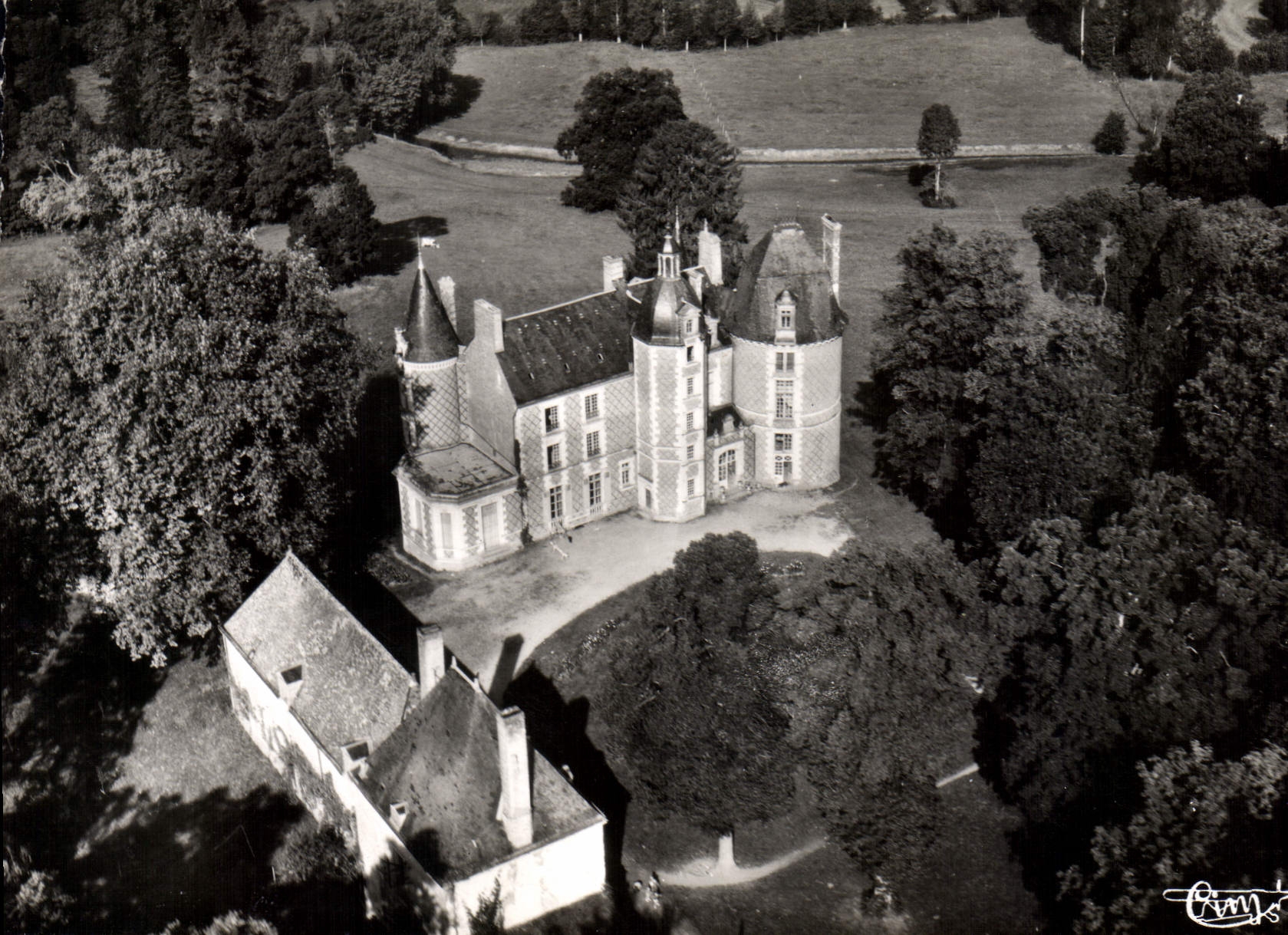 CPSM Chateau de Cogners Sarthe 