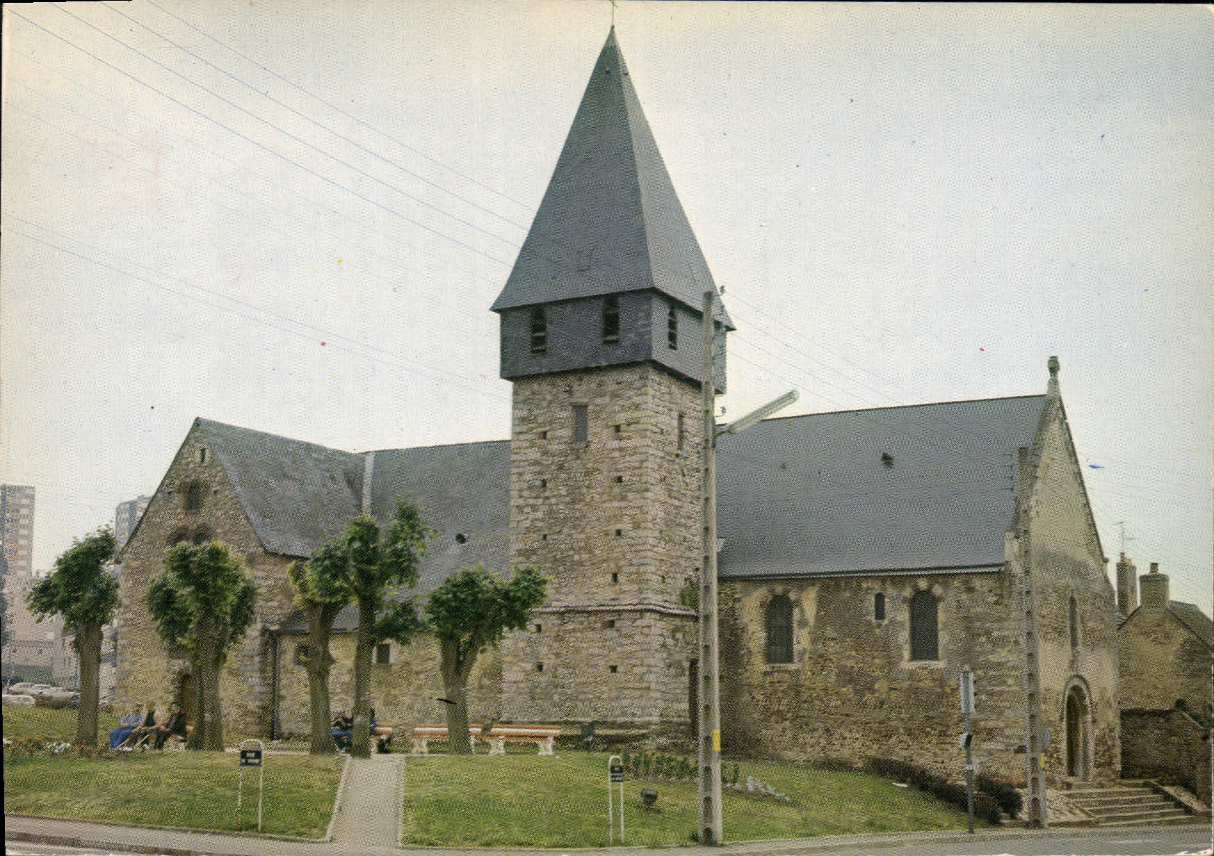 CPSM Coulaines Eglise St Nicolas du XI siecle