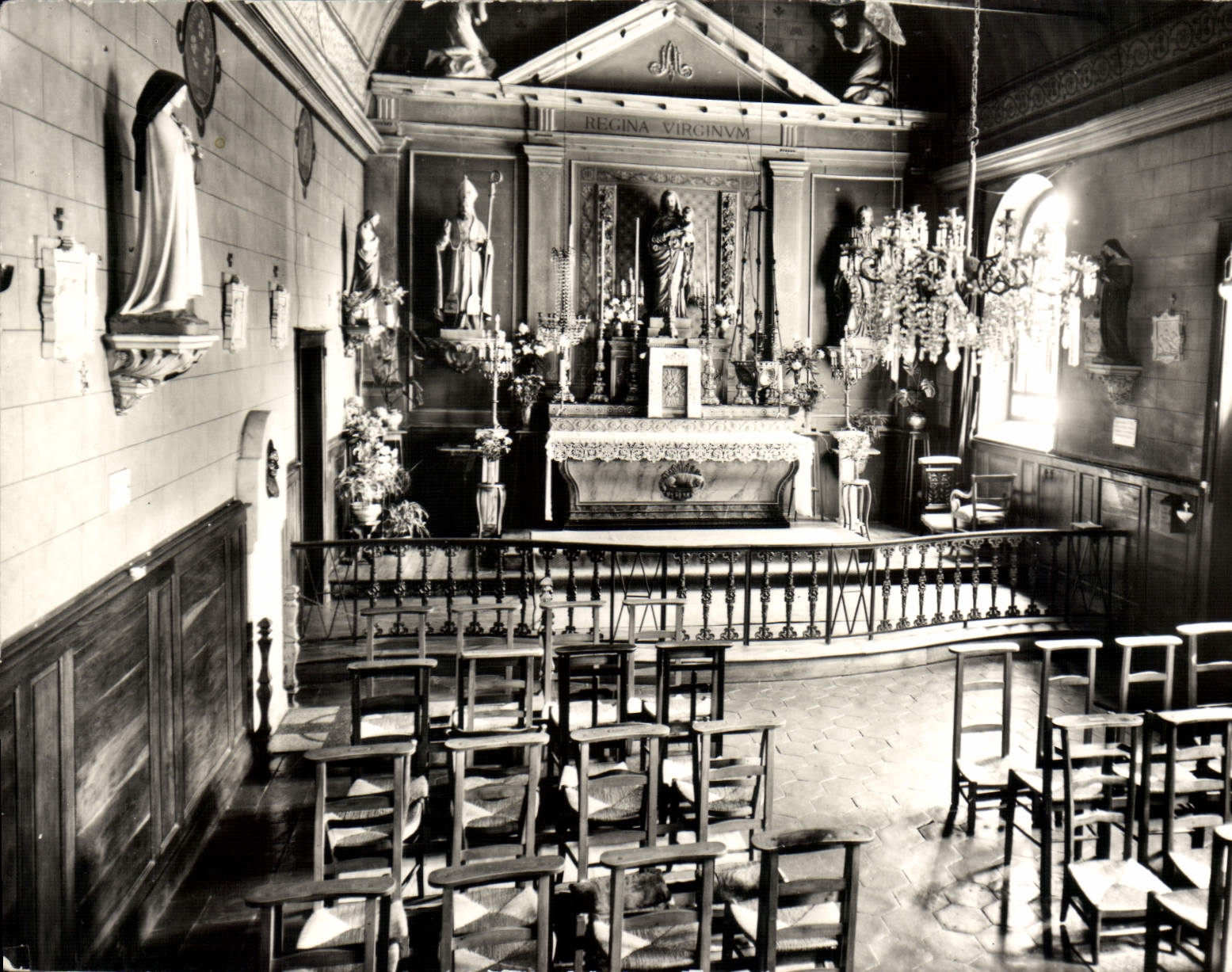 CPSM Neufchatel en Saosnois Sarthe communauté de l'enfant Jesus