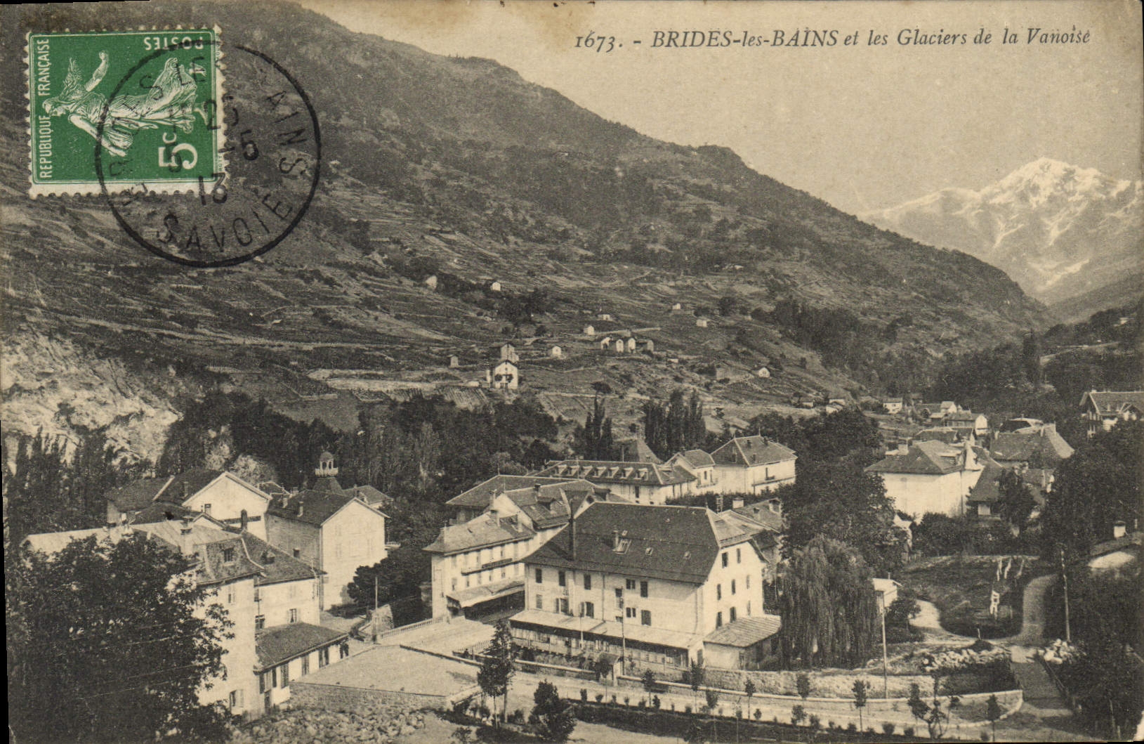 CPA Brides les Bains et les Glaciers de la Vanoise