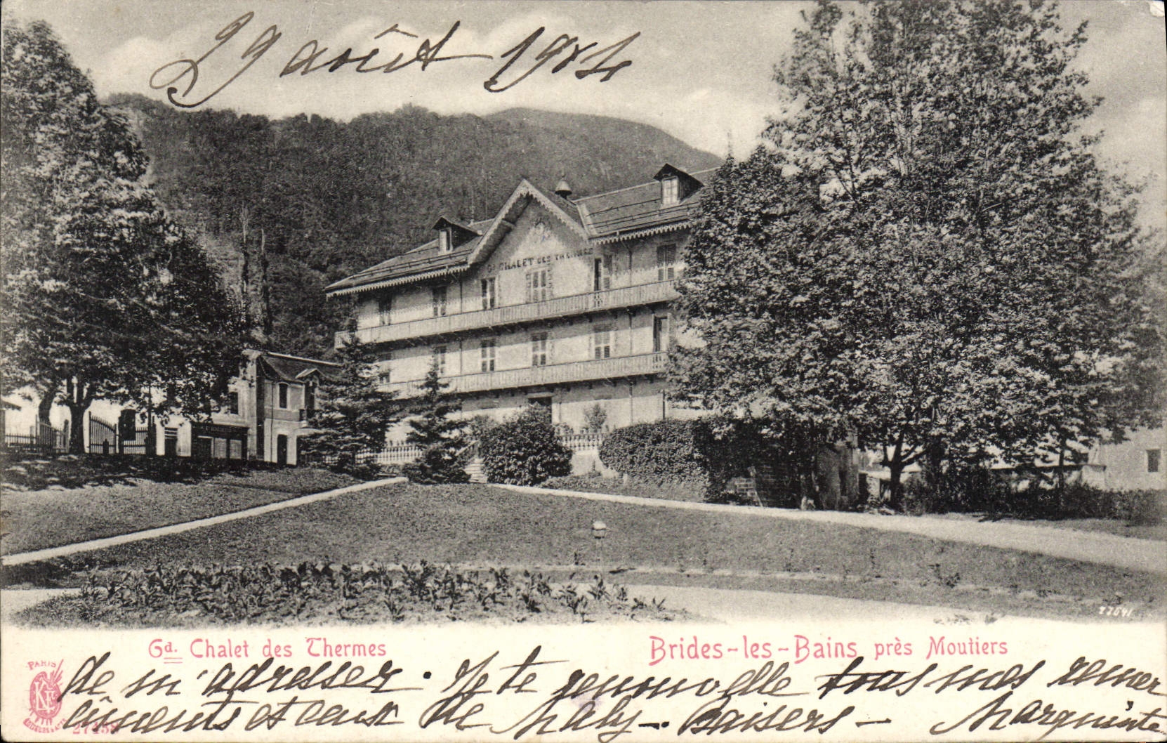 CPA Chalet des Thermes Brides les Bains pre Mouliers