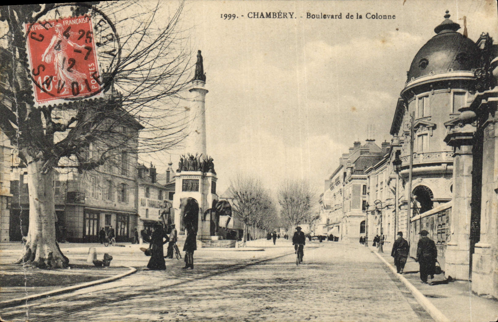 CPA Chambery Boulevard de la Colonne 