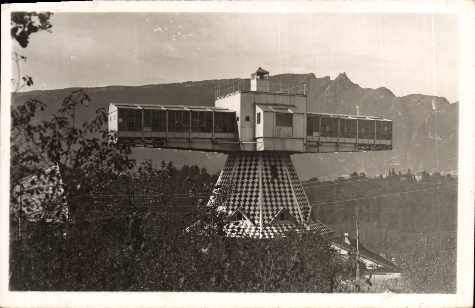 CPA Aix les Bains Solarium tournant