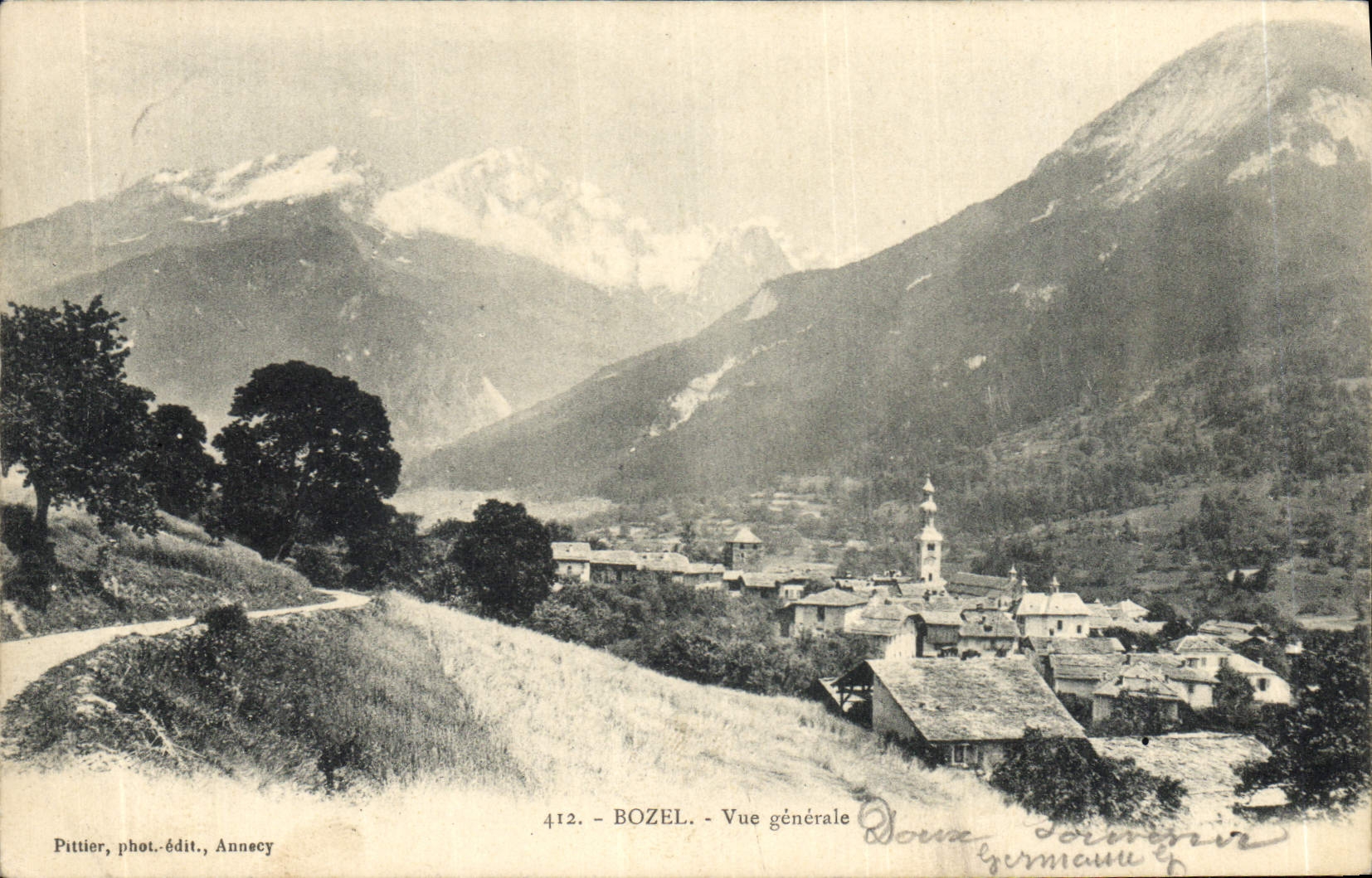CPA Bozel vue generale 