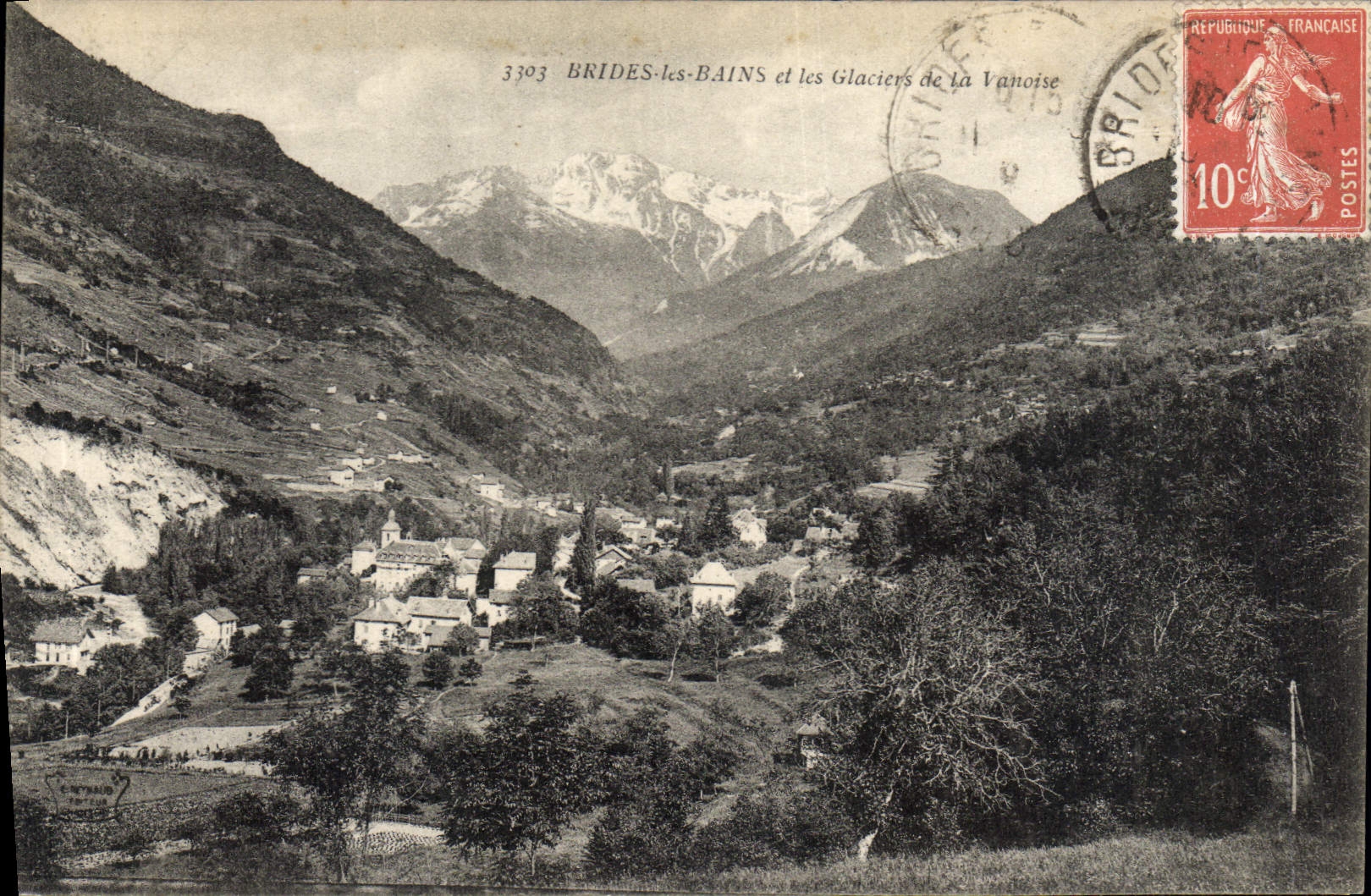 CPA Brides les Bains et les Glaciers de la Vanoise 