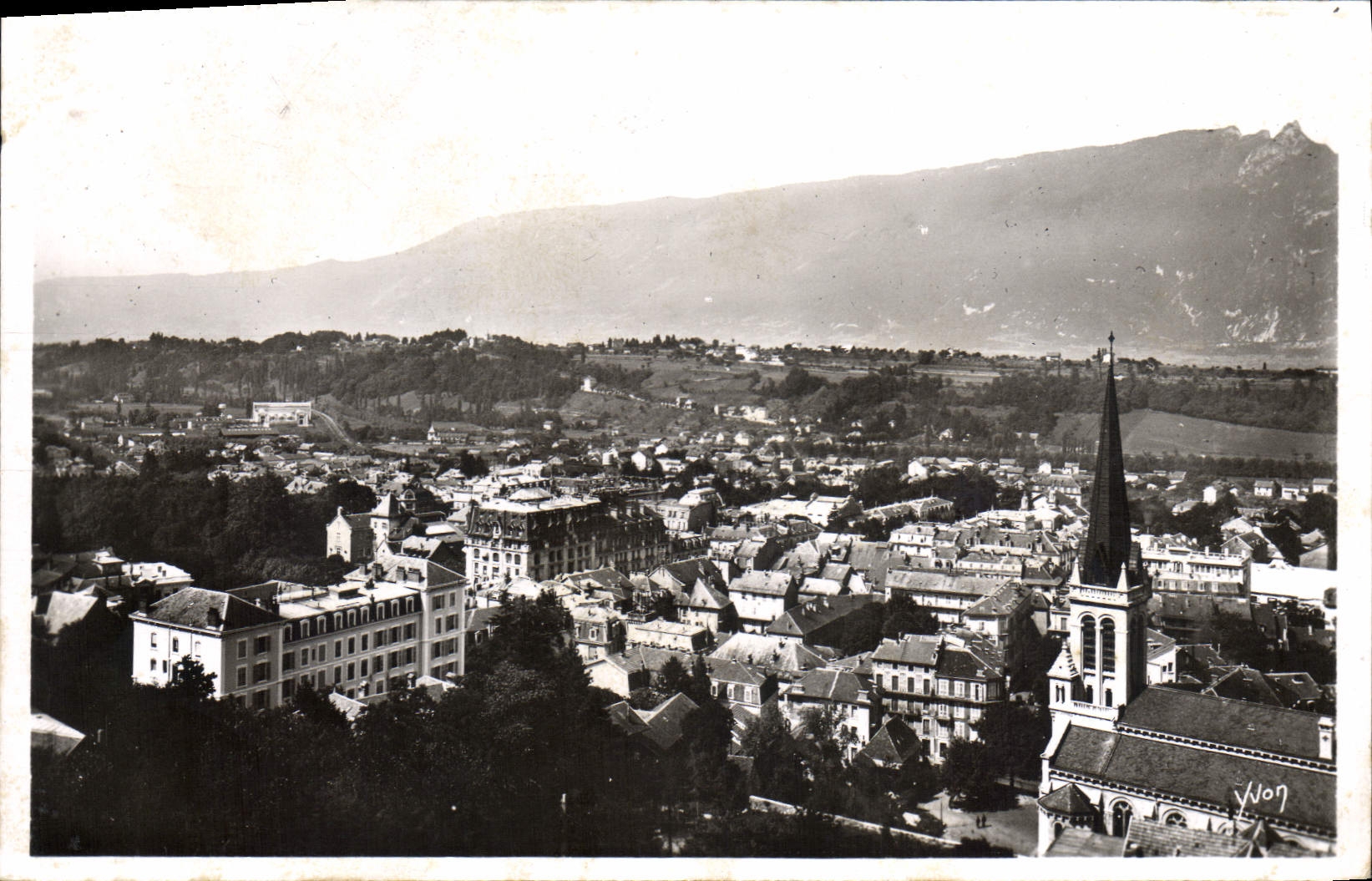CPA Aix les Bains vue generale 