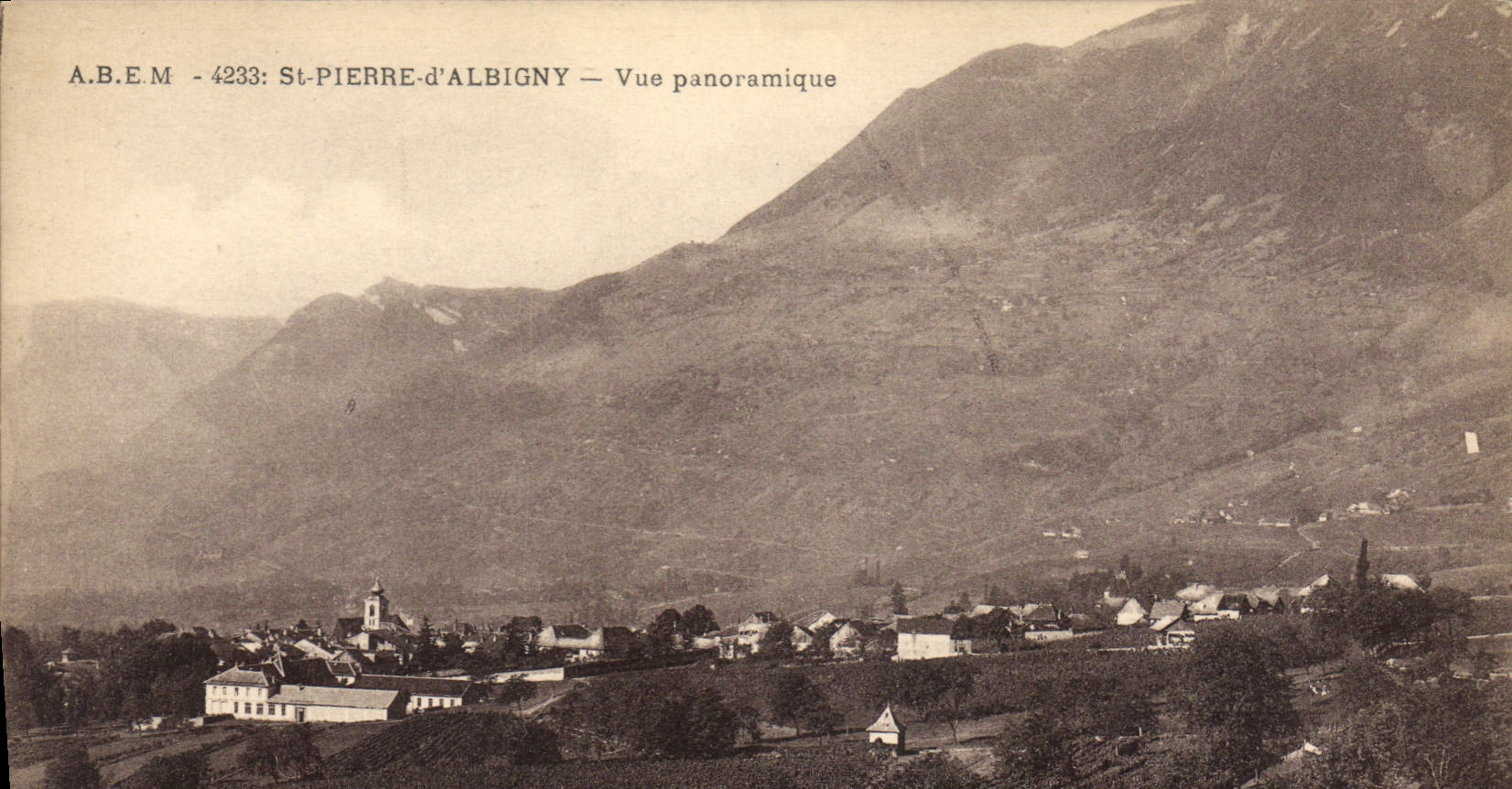 CPA St Pierre d'Albigny vue panoramique 