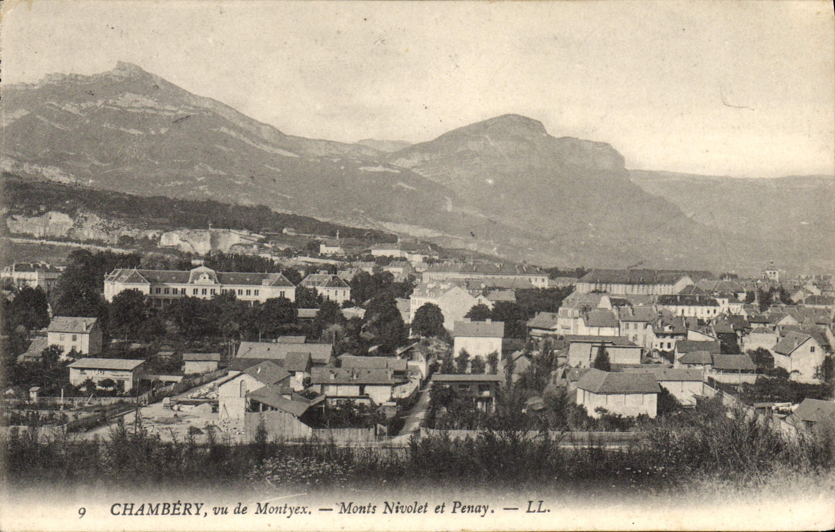 CPA Chambery vu de Montyex Monts Nivolet et Penay