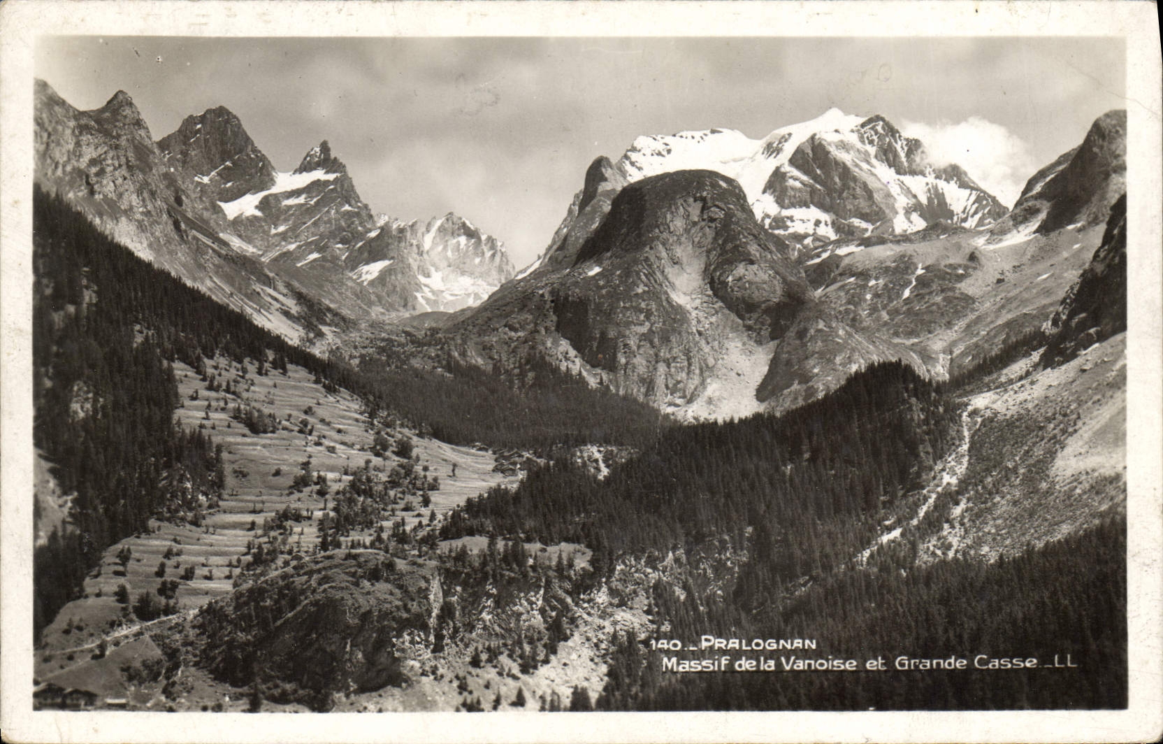 CPA Pralognan Massif de la Vanoise et grande Casse