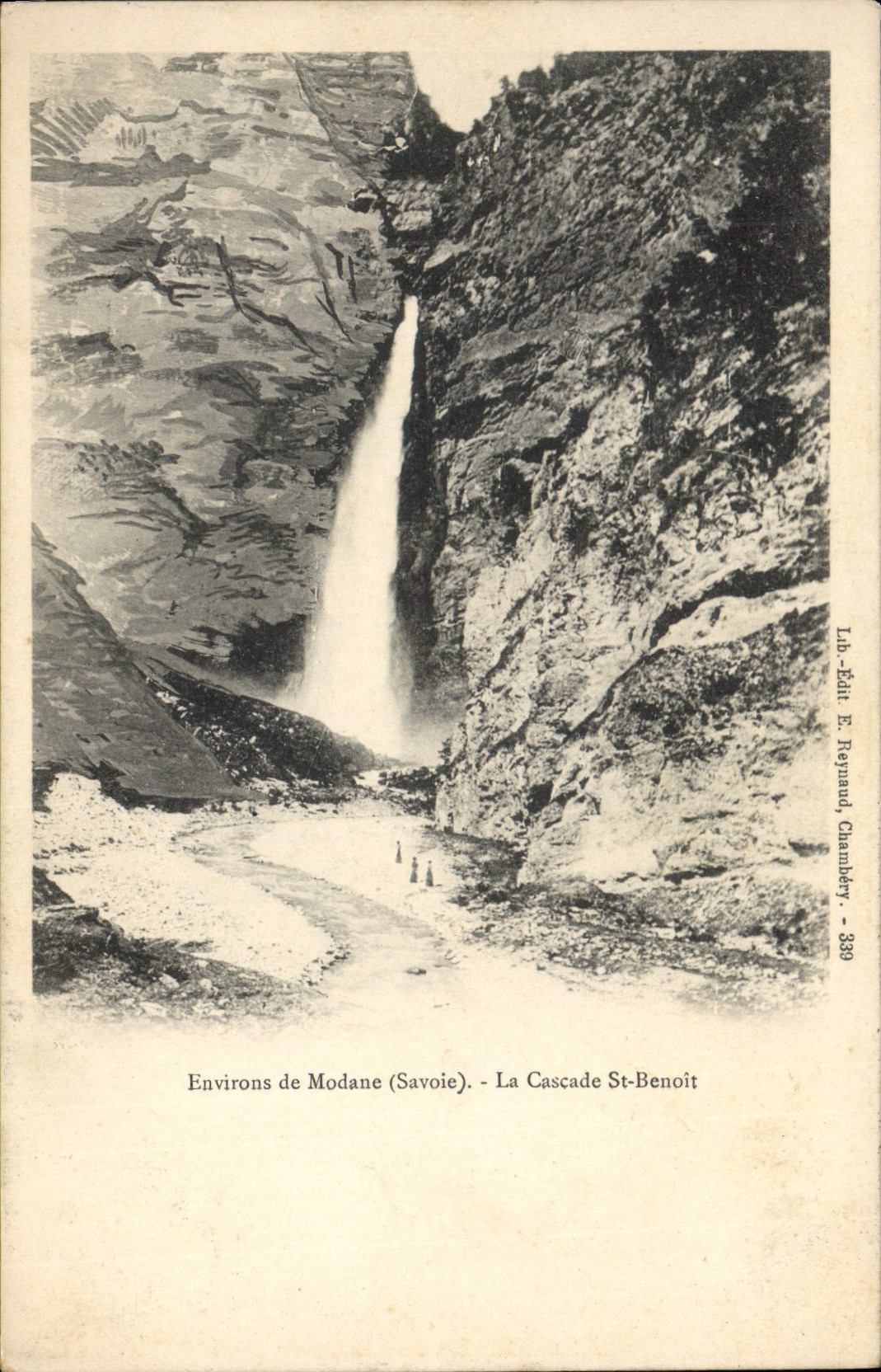 CPA Environs de Modane Savoie la Cascade St Benoit