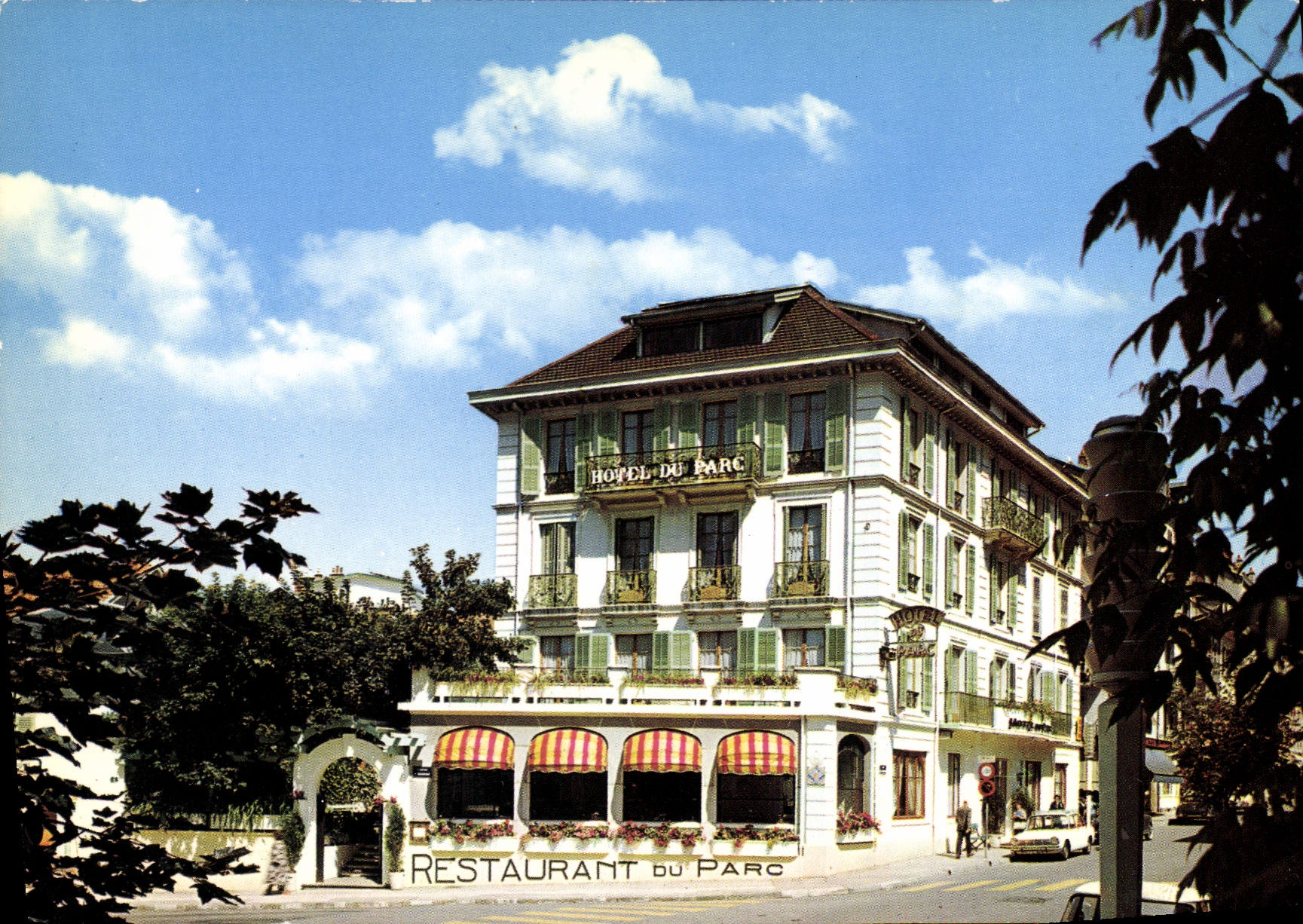 CPSM Aix les Bains le grand hotel du parc