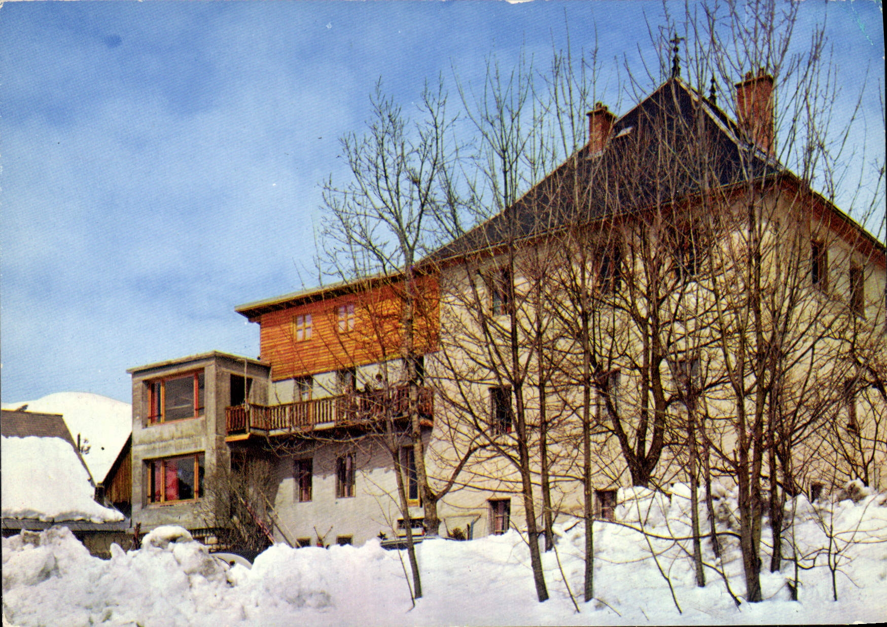 CPSM St Jean d'Arves maison grand la Cremaillere