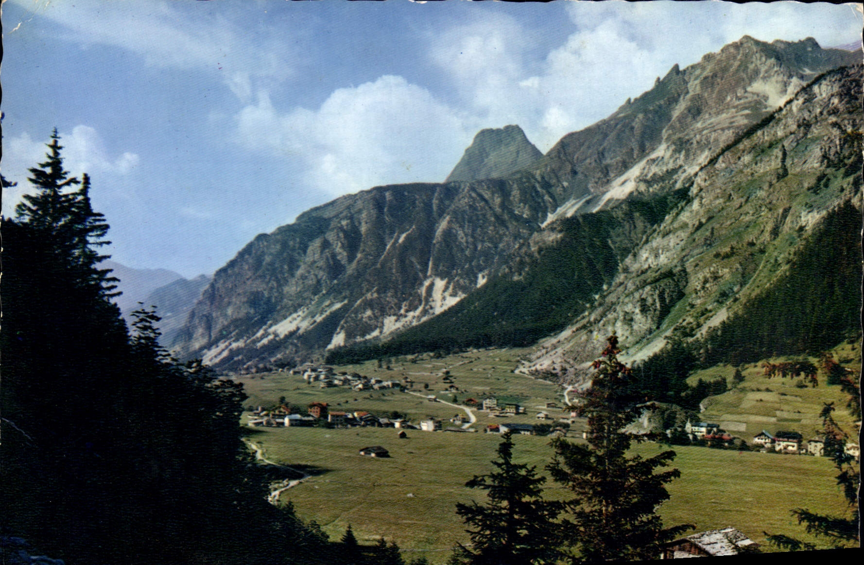 CPSM Pralognan la Vanoise vue generale et les Pentes de Bocher