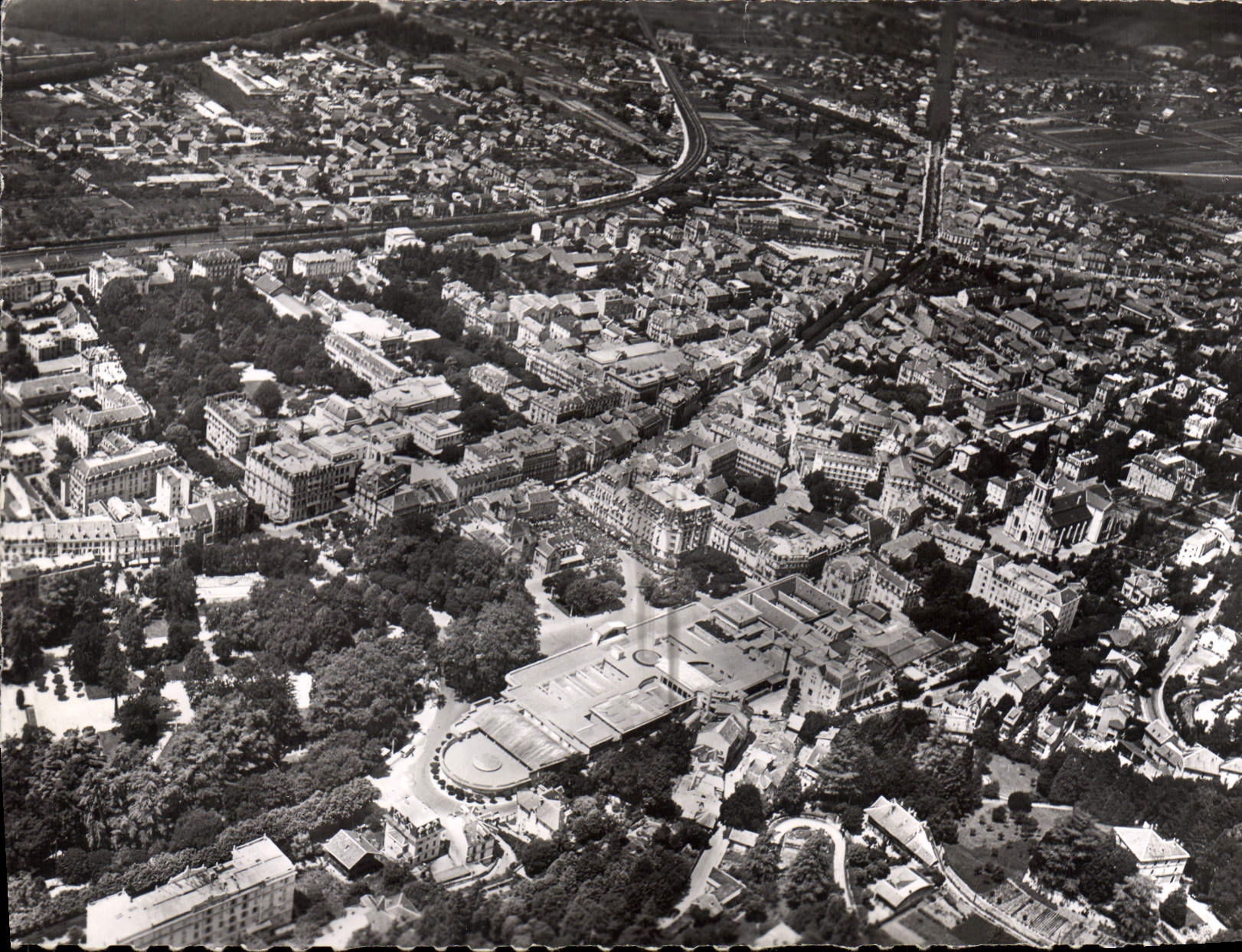 CPSM Aix les Bains vue generale Etablissement Thermal