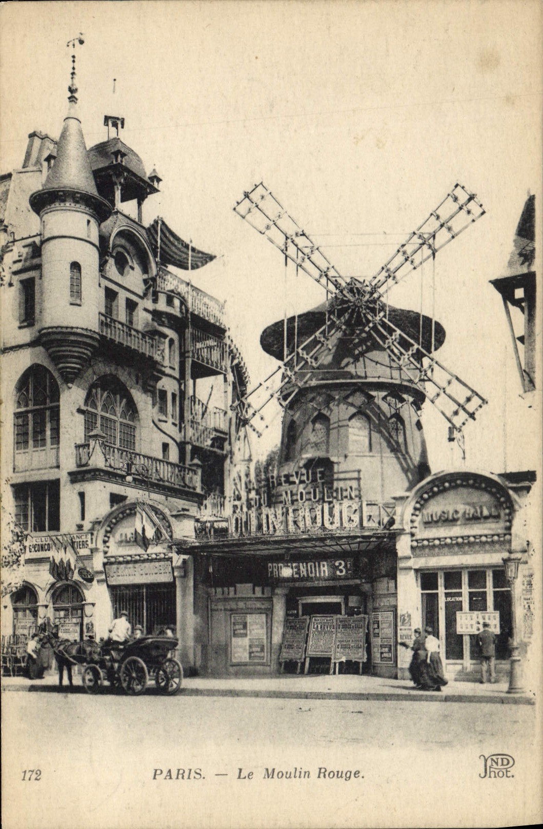 CPA Paris Le Moulin Rouge