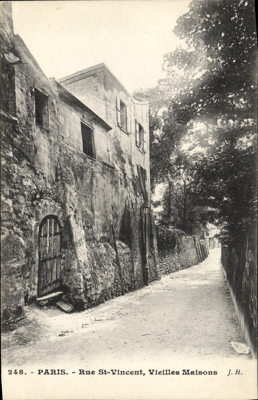 CPA Paris Rue St Vincent Cieilles Maisons